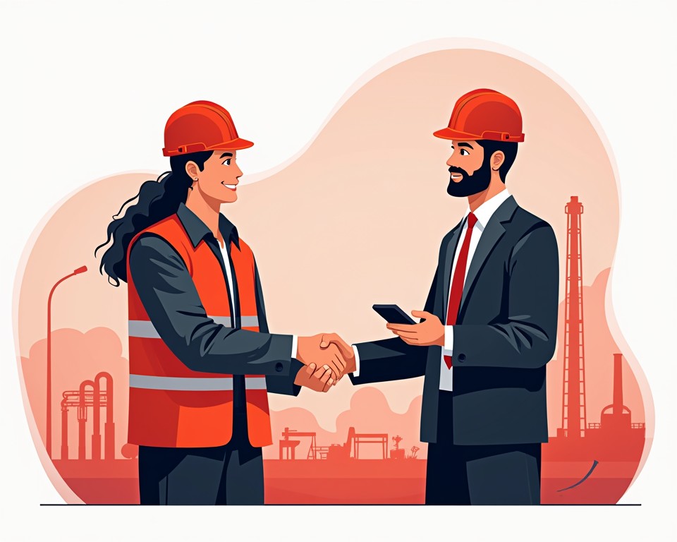 oil and gas customer illustrative image