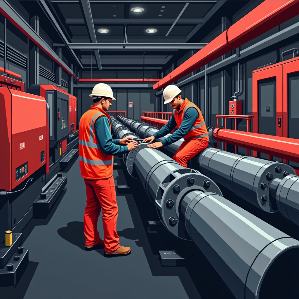 oil and solutions threading and machine image